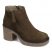 WOMEN'S HARLOW BOOTIE-ARMY GREEN NUBUCK