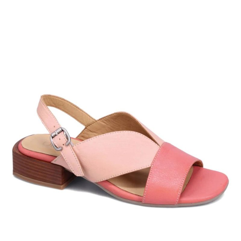 WOMEN'S GABBY SLINGBACK SANDAL-CORAL COMBO