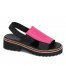 WOMEN'S AMY FLATFORM SANDAL-HOT PINK