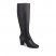 WOMEN'S VICTORIA TALL BOOT-BLACK LEATHER