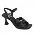 WOMEN'S WINDSOR HEELED SANDAL-BLACK/BLACK