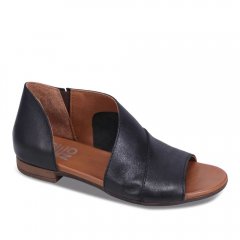 WOMEN'S TANNER SANDAL-BLACK NATURAL