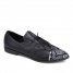 WOMEN'S BAILEY FLAT-BLACK NEWSPRINT/BLACK