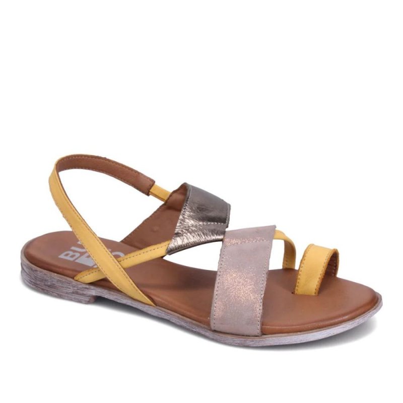 WOMEN'S YUKI SANDAL-MUSTARD COMBO