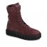 WOMEN'S TARA FLATFORM SNEAKER-BURGUNDY SUEDE