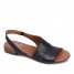 WOMEN'S TANSING SANDAL-BLACK