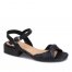 WOMEN'S GARBO HEELED SANDAL-BLACK/BLACK